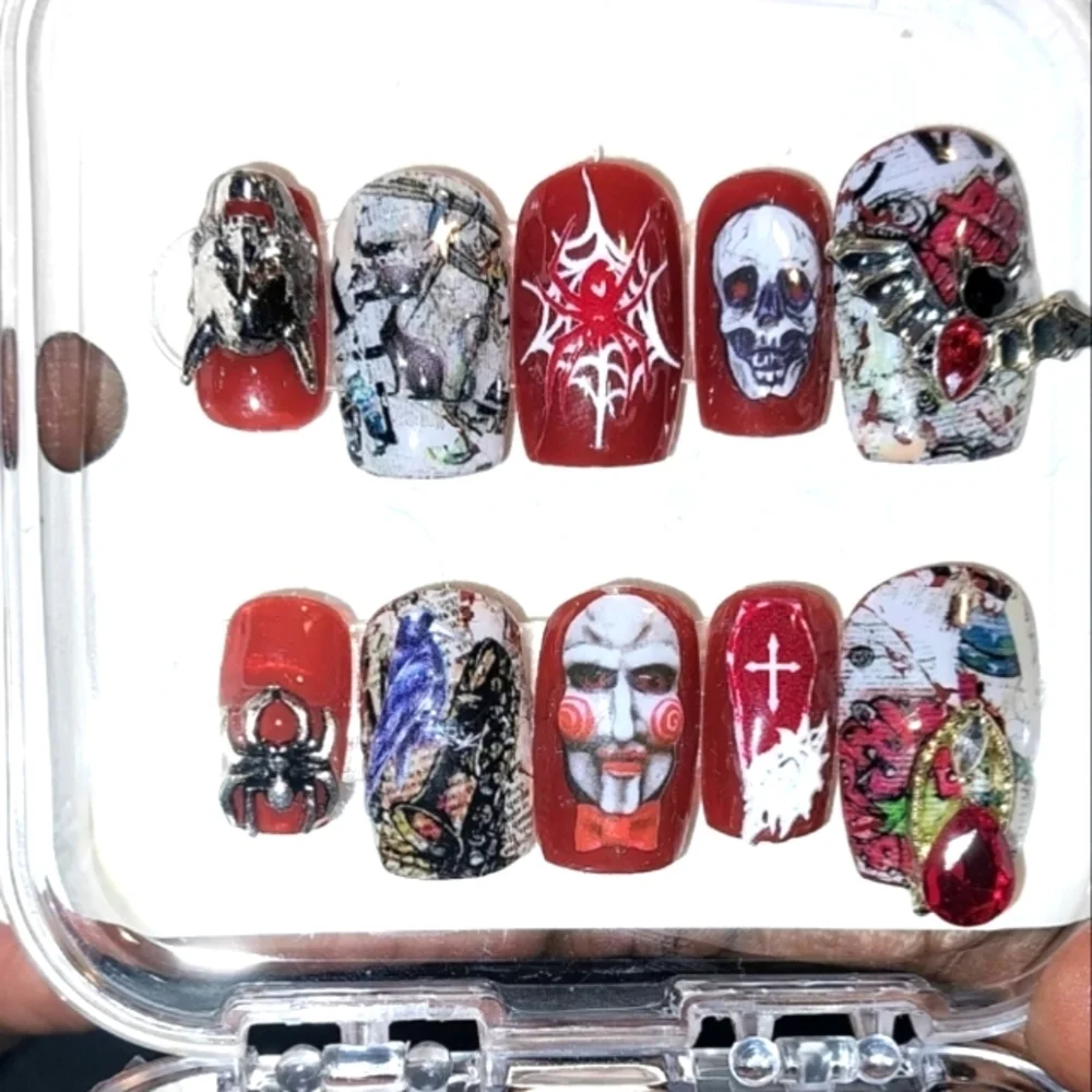 Handmade gothic nail